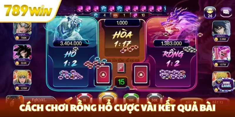 Cách chơi Rồng Hổ cược vài kết quả bài